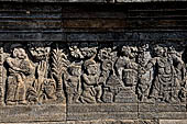 Candi Panataran - central platform called Pendopo Terrace is richly decorated with reliefs and nagas. 